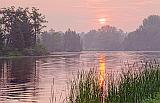 Hazy Rideau Canal Sunrise_10708-9